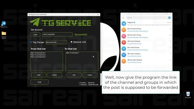 Telegram Auto Forward Message Bot смотреть онлайн