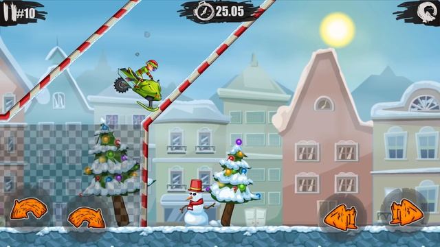 Bike Racing Game Moto X3M - All Levels 1-20 Winter Legendary Bike Gameplay смотреть онлайн
