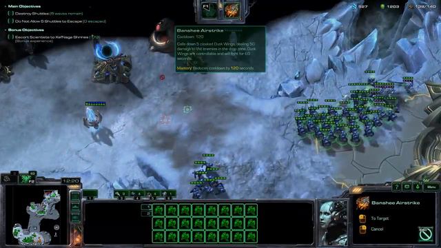 Starcraft LotV Co-op - Void Launch Full Clear Solo (Raynor, Brutal) смотреть онлайн