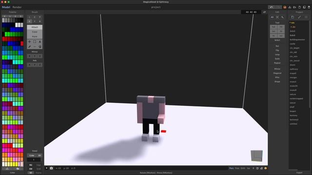 How to make voxel art - basic tutorial in Magica Voxel смотреть онлайн