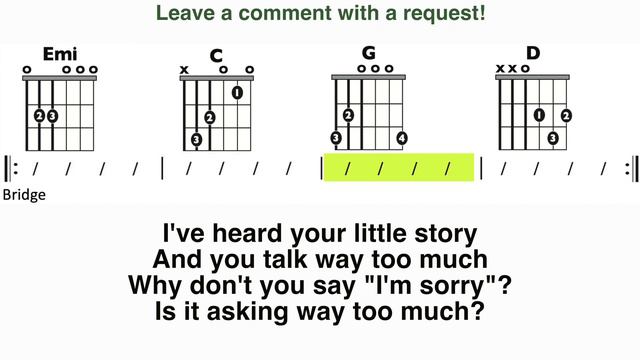 Bois Lie (Avril Lavigne ft. Machine Gun Kelly) Easy Guitar/Lyric Play-Along смотреть онлайн