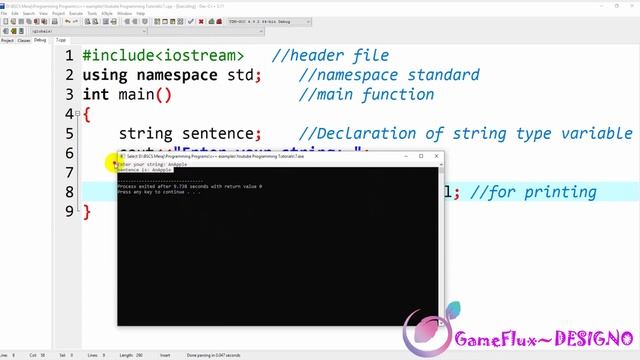 STRING Type Variable with C++ Program | String Concatenation | Append Function | CS | IT смотреть онлайн