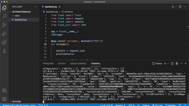 Send Automatic Emails Triggered By Blockchain Events Using Python & Moralis Streams смотреть онлайн