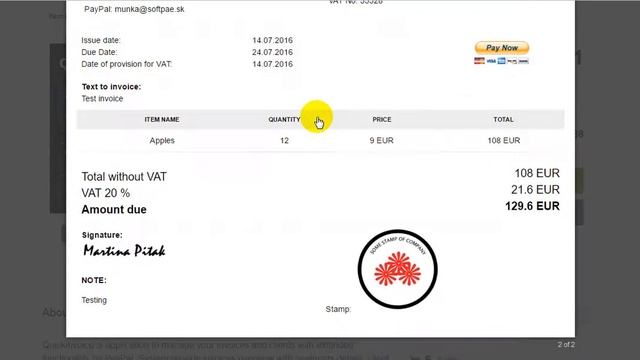 Free Download QuickInvoice Invoice manager with PayPal integration смотреть онлайн