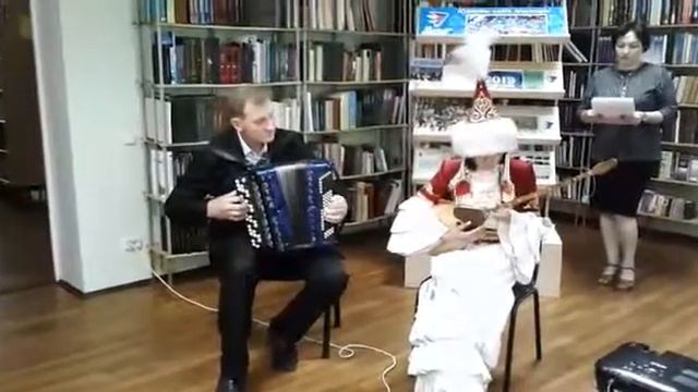 Коробейники Асем Нокушова с баяном смотреть онлайн