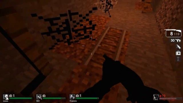 Minecraft IN Left4Dead With Youtubers! смотреть онлайн