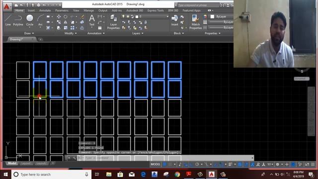 2nd Class Of AutoCAD(Polygon, Rectangle, Trim, Array, Mirror) and Drawing смотреть онлайн