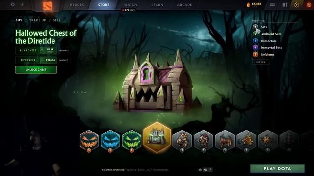 I TRIED OPENING HALLOWED CHEST OF THE DIRETIDE AND THIS IS WHAT I GOT! DOTA 2 | DIRETIDE I PART 3 смотреть онлайн