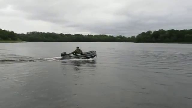 лодка hdx330 и мотор сузуки 5сил. Попытка выйти на глиссер. смотреть онлайн