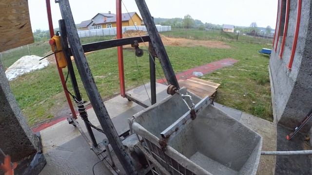 Монолитный арболит. Второй этаж. Обзор подъемника для арболита смотреть онлайн