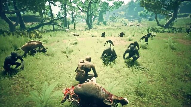Hyena African Kill Rock Python in Ancestors The Humankind Odyssey |Ep98 смотреть онлайн