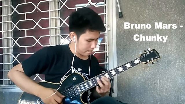 Chunky - Bruno Mars (Guitar Improv cover) Fender Dimalanta смотреть онлайн