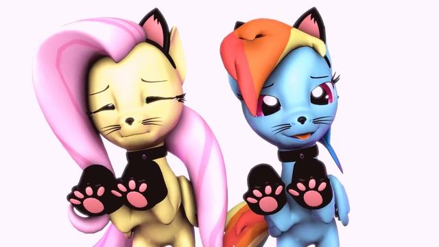 Fluttershy Sad Cat Dance [SFM Ponies]