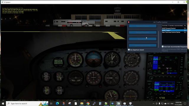 X Plane 11 - Wilkes-Barre ночью, весело и с музыкой смотреть онлайн
