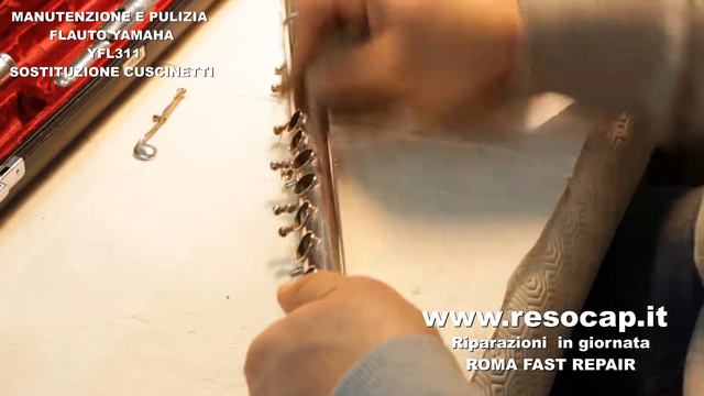 RIPARAZIONE STRUMENTI MUSICALI ,FLAUTO YAMAHA 311, ROMA ,RIPARAZIONE IN GIORNATA, FAST REPAIR смотреть онлайн