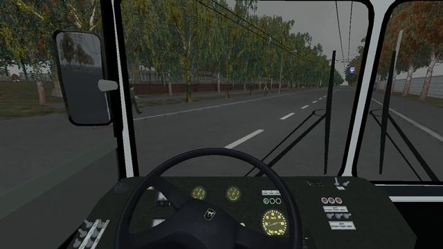 [OMSI 2] Поездка по 3 троллейбусному маршруту Подольска с пассажирами. смотреть онлайн