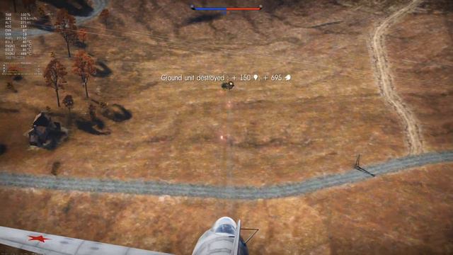 War Thunder - MiG-9 Mission report смотреть онлайн