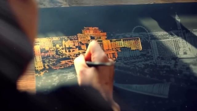 Скретч-картина раскраска в технике граттаж