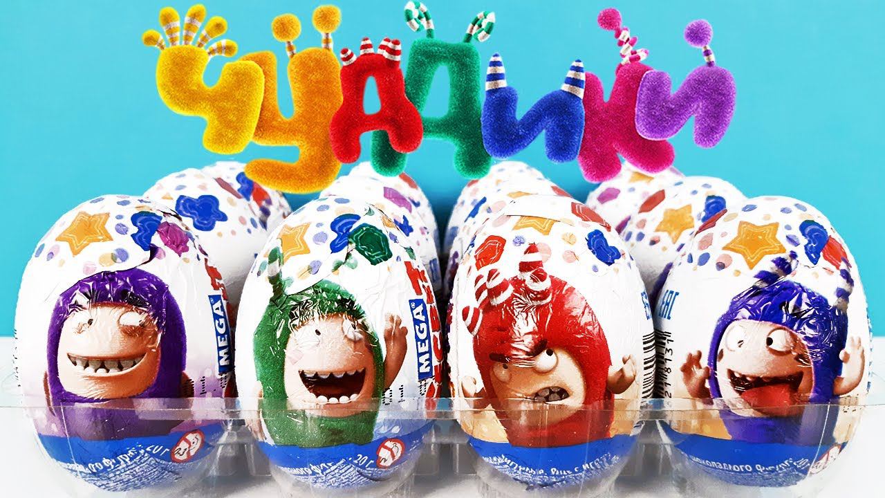 ЧУДДИКИ Mega Secret СЮРПРИЗЫ, новая серия ИГРУШКИ, мультик Oddbods Kinder Surprise Eggs Unboxing
