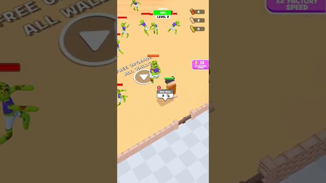 🧟 Hyper Survive 3D 🔥 GAMEPLAY Part 2 Level 2 (Android, iOS) смотреть онлайн