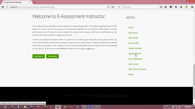 E -Assessment Java Project By Venkat смотреть онлайн