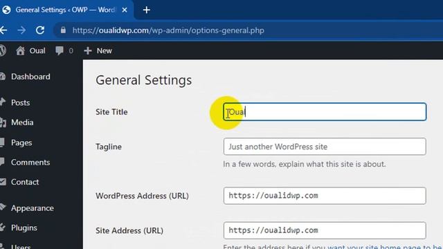Change Website Title in WordPress смотреть онлайн