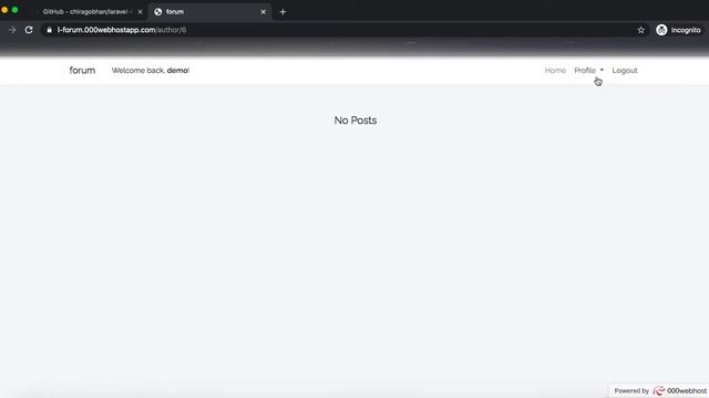 Laravel Forum App смотреть онлайн