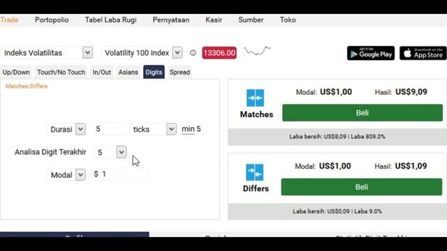 TRADING BINARY - Digit match LDP 0-9 with X2Y pattern methode in advance смотреть онлайн