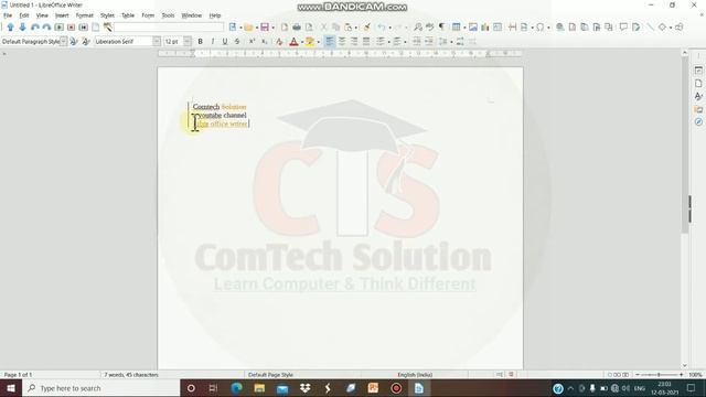 #EditMenuLibreoffic #Libreoffice #ComTechSolution | Libre Office Writer Edit Menu(Part-02) Part-03 смотреть онлайн