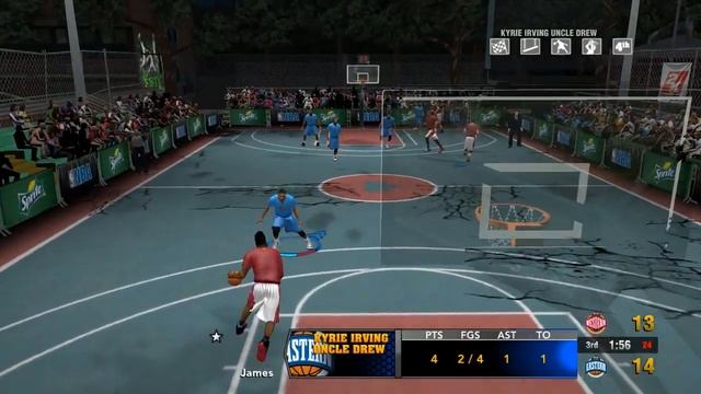 East v West on "PS2" Rucker Park - NBA Street 2K14 Mod for PC (Raw Gameplay) смотреть онлайн