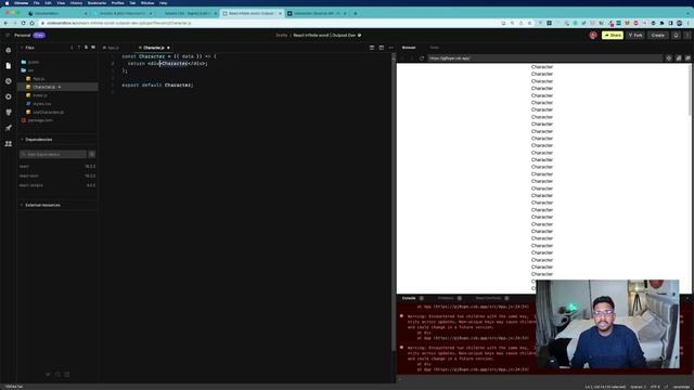 How to build an infinite scroll in React | React එක්ක Infinite scroll එකක් build කරමු | Outpost Dev смотреть онлайн