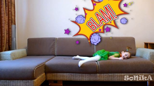 5 Ninja Turtles Jumping on the Bed / Five little monkeys song for children смотреть онлайн