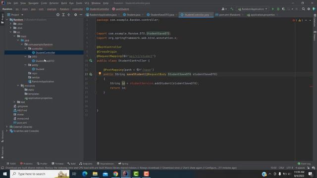Random Number Generator in Spring Boot Application смотреть онлайн