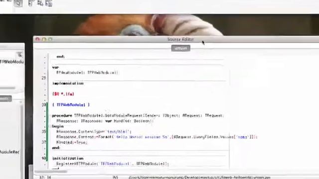 Mencoba fpweb pada lazarus "Hello World" смотреть онлайн