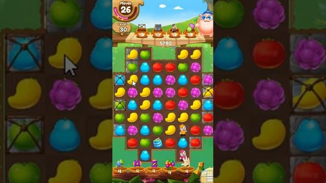 Fruit Crush Match 3 LEVEL 30 NO BOOSTERS ★★★ смотреть онлайн