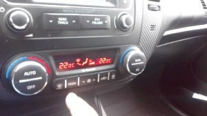 Отключение автоматического включения кондиционера на климат контроле Киа церато3