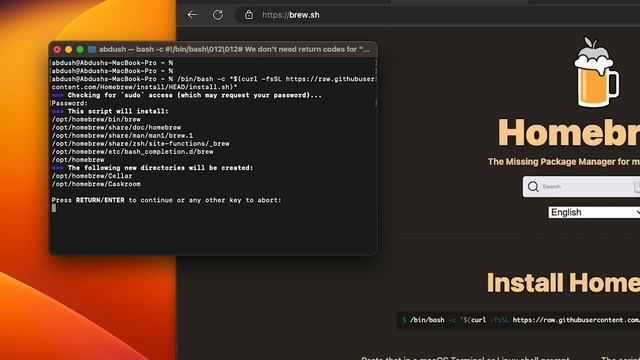 How to install homebrew on macOS смотреть онлайн