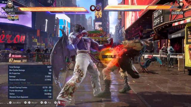 Kazuya Heat Combo (SideStep + 2 ) - Tekken 8 смотреть онлайн