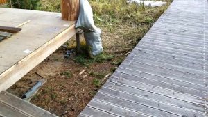 Дорожка на сваях