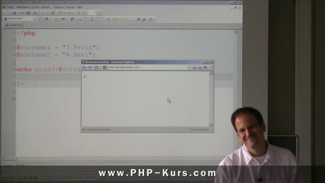 Variablen und Variablentypen in PHP - http://www.PHP-Kurs.com смотреть онлайн