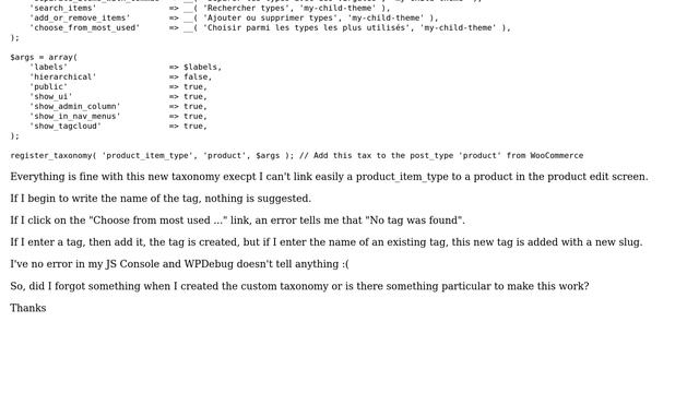Wordpress: Custom taxonomy auto suggest not working in wordpress admin смотреть онлайн