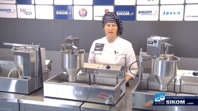 Сравнение пончиковых аппаратов Sikom ПРФ 11/300М, ПРФ 11/300А и ручного аппарата ПР-7 смотреть онлайн