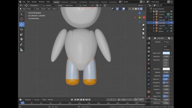 Blender Beginner Tutorial | How to make Robot in blender 2.8 | sci fi robot blender tutorial смотреть онлайн