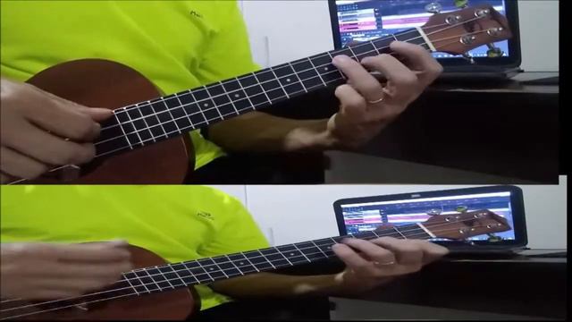 Nirvana - Come As You Are - ukulele solo TAB смотреть онлайн