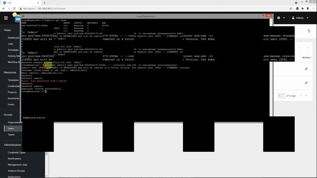 How To Reset Admin Password Or Create New Superuser In AWX Ansible Tower