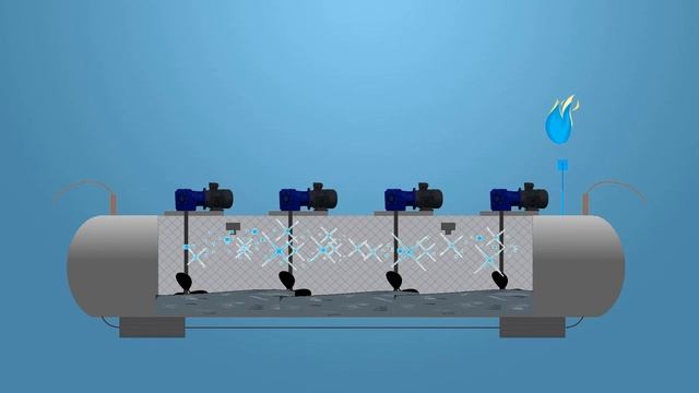3D анимация биогазовой цистерный смотреть онлайн