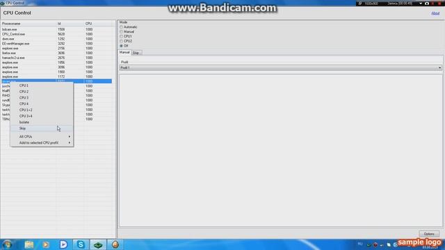 Как убрать лаги в Minecraft c помощью программы CPU Control смотреть онлайн
