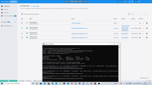 Simulation d'un cluster Hadoop en utilisant docker смотреть онлайн