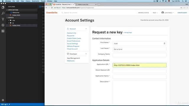 2 Creating the EventBrite App смотреть онлайн