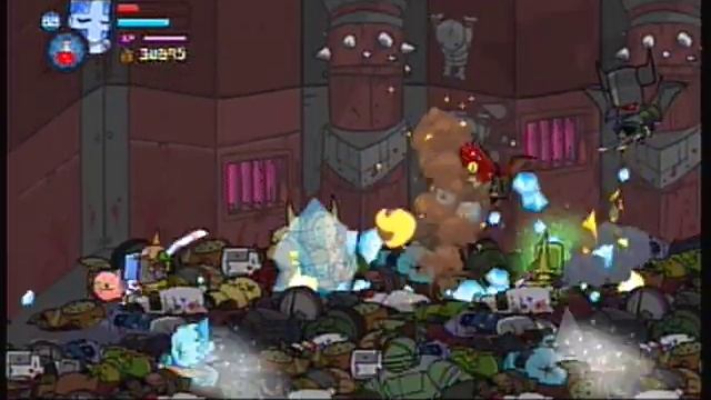Castle Crashers Insane Solo Necromancer with Blue Knight смотреть онлайн